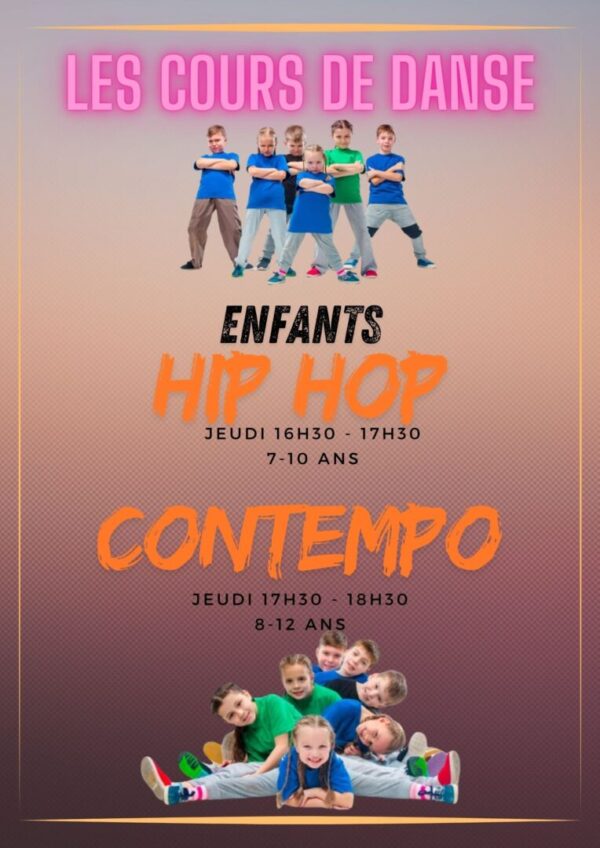 Inscription Janvier - Danse Hip hop et contemporain