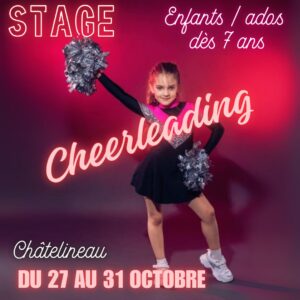 Stage Cheerleading - Enfants/ados - Charleroi (Chatelineau) - Du 27 au 31 octobre 2025