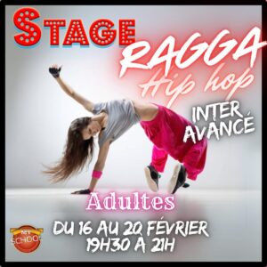 Stage danse Hip hop Ragga - Adultes - Charleroi (Chatelineau) - Du 16 au 20 février 2026