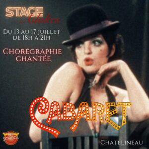 Stage adultes "Cabaret" 13 au 17 juillet 2026