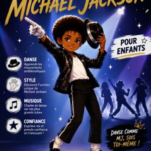 Stage Michael Jackson enfants - 13 au 17 juillet 2026
