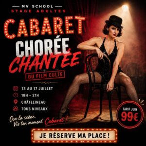 Stage adultes "Cabaret" 13 au 17 juillet 2026