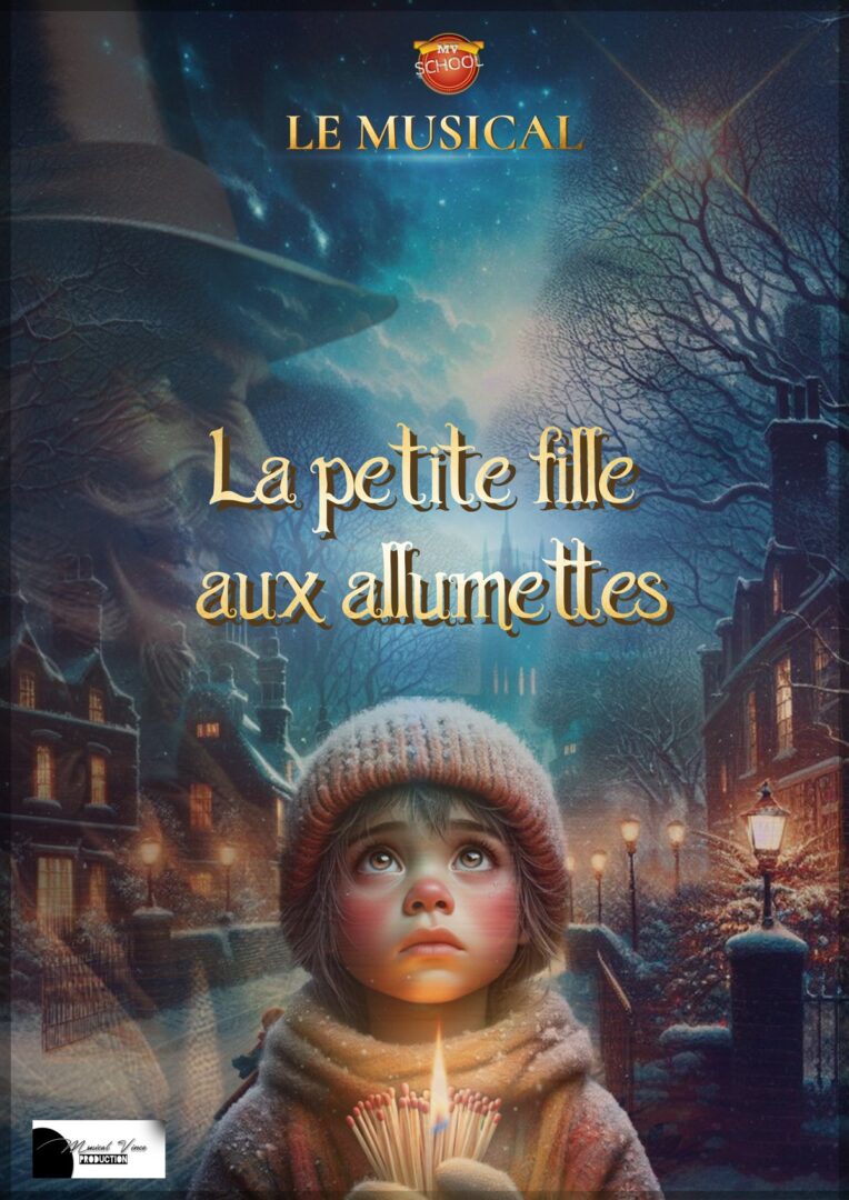 Affiche – La petite fille aux allumettes, Le Musical – MV School